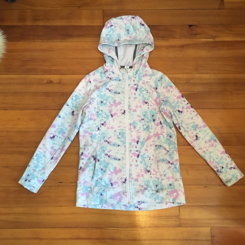 Athleta Girl Hooded Zip Up Sweashirt